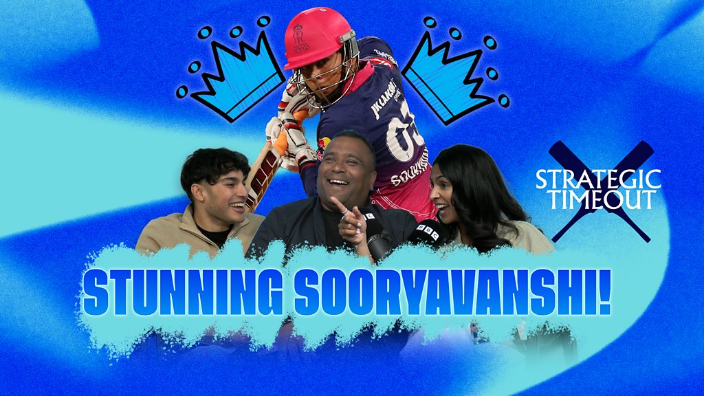 Vaibhav Sooryavanshi IPL performance in a cricket match.