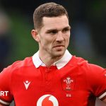 George North retirement announcement with rugby players in action.