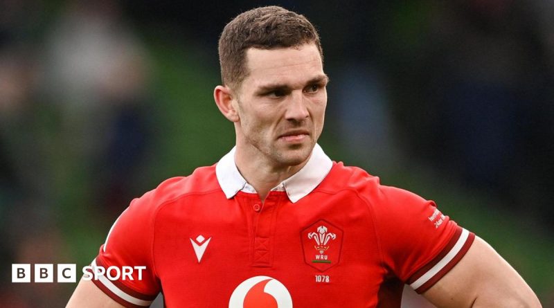 George North retirement announcement with rugby players in action.