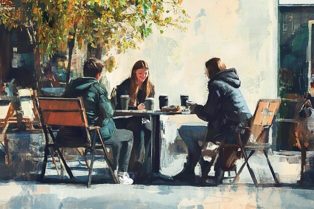 A vibrant street scene in the world's coolest neighborhoods, showcasing local culture and community.