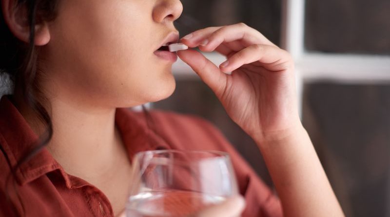 Teens discussing ADHD medication misuse in a school setting.