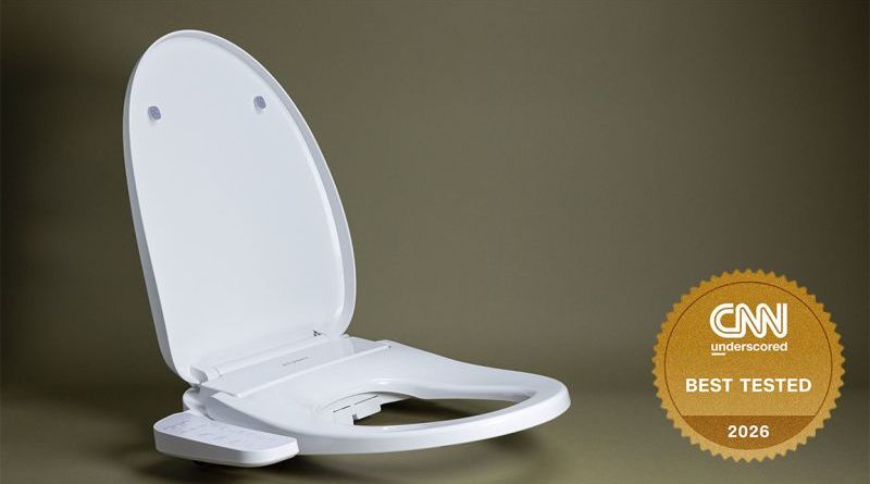 A modern bathroom with a bidet, showcasing how bidets save money.