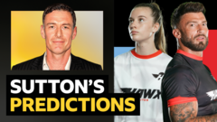Chris Sutton football predictions discussion with young fans.