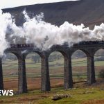 A scenic railway line with diverse people enjoying the view, illustrating the importance of the scenic railway line.