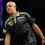 Michael van Gerwen attack incident in a crowded bar setting.