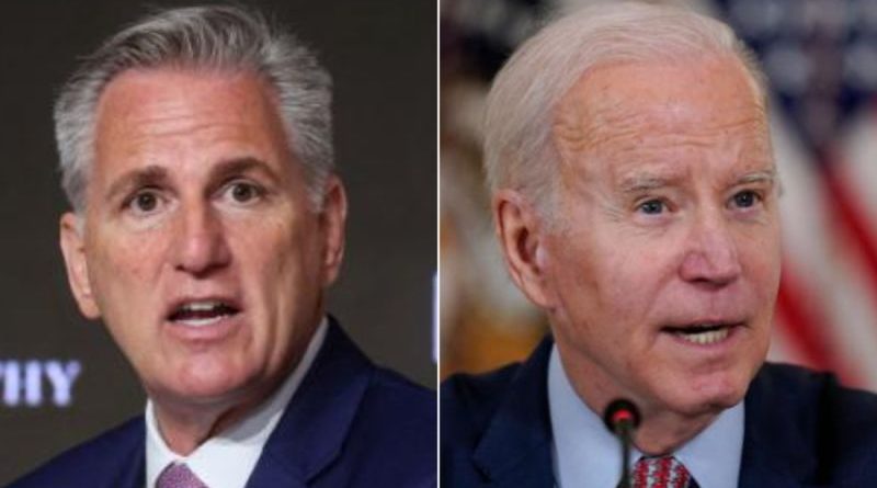 A group of politicians discussing Biden debt management in conservative attire.