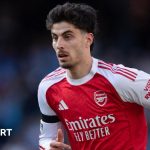 A group of athletes training together, highlighting Havertz's future at Arsenal.