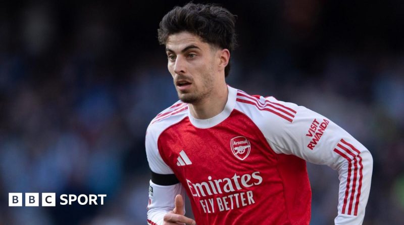 A group of athletes training together, highlighting Havertz's future at Arsenal.