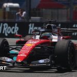 Charles Leclerc leads the Miami Grand Prix practice session with Ferrari.