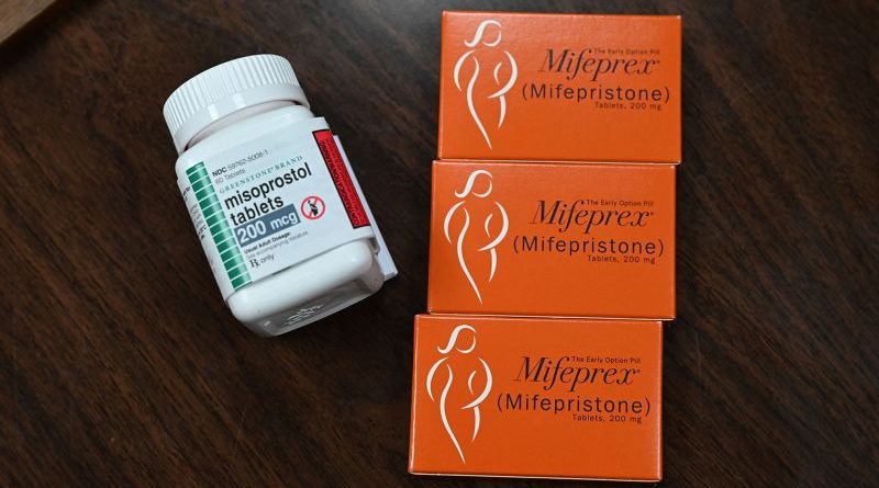 A group of women discussing mifepristone's impact on health care.