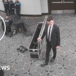 Washington press dinner incident showing attendees in professional attire.