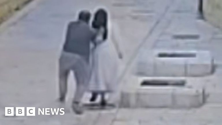 Community meeting discussing safety for Christians after nun attacked in Jerusalem.