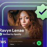 Musicians in a studio working together, highlighting Spotify Verified badges.